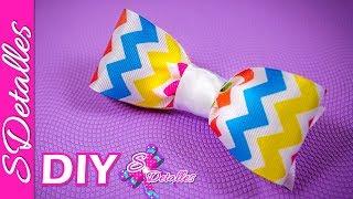 How to make Ribbon Bows: Basic Ribbon Bow #1 | Video# 1 | SDetalles | DIY