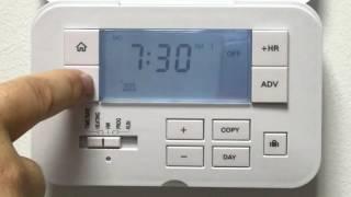ESi Controls ES3247B 3 Channel Programmer: how to set your  heating times