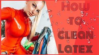 How to clean Latex / Latex waschen - by Beyla Hughes