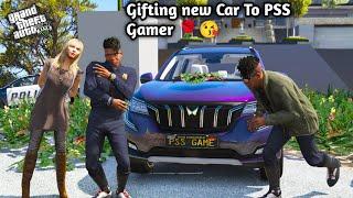 GTA 5: Franklin Shinchan Gifting New Indian Car to PSS GamerRiya Scared  Ps Gamester