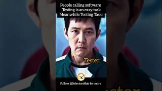 It's not that easy ..#selectorshub #testingtools #tester  #squidgame #koreanseries #koreandrama