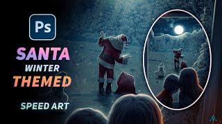 I Created a Fantasy Christmas Photo Manipulation in Photoshop | Animesh Creation