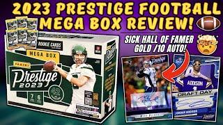 *GOLD HALL OF FAMER AUTO! 2023 PRESTIGE FOOTBALL MEGA BOX REVIEW!