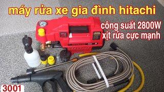 máy rửa xe - máy xịt rửa xe - máy rửa xe gia đình hitachi