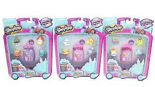 Shopkins World Vacation Season 8 Boarding to Europe 5 Packs Unboxing Toy Review