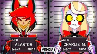 Alastor is ARRESTED in FREAKY JAIL in Hazbin Hotel VRChat