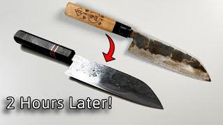 Fixing Vintage Knife by Hand