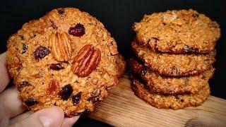 The Best Healthy Oatmeal Cookies! A quick dessert without sugar and without butter!