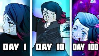 Spending 100 Days as ENMU in Project Slayers..
