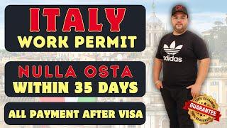 Italy 9 Month Paper new update | Italy 9 month work visa process time | Italy Nulla Osta 2024 update