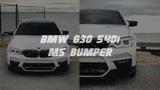 BMW G30 540i GETS THE M5 BUMPER!