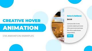 Awesome Product Image Hover Effect | CSS Animation Examples