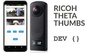 RICOH THETA thumbnail management for developers