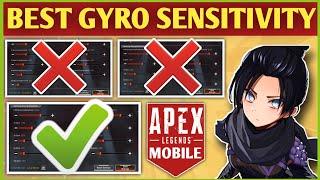 Apex Legends Mobile Gyro Sensitivity Settings For TPP | Apex Legends Mobile sensitivity settings 