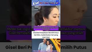 Gisel putus dari Rino alasannya. . #gisel #news #artist #youtuber #trending #fyp