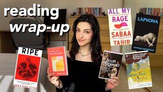 all the books I read in march (reading wrap-up)