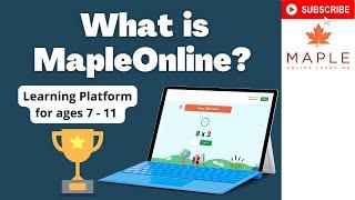 Maple Online ► E-learning Platform for Kids | Maths & English