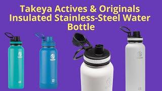 Takeya White Originals &   Actives Insulated water bottle