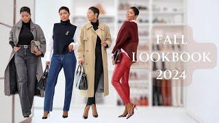 FALL LOOKBOOK | CASUAL CHIC OUTFIT IDEAS 2024 | ama loves beauty