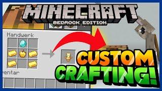 Eigene Craftingrezepte erstellen!  Minecraft Bedrock Tutorial