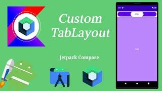 How to Implement Custom TabLayout in Jetpack Compose | Android | Kotlin | Make it Easy