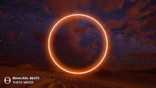 INSOMNIA HEALING [ 7.83Hz Deep Theta ] “Drifting Dunes” Binaural Beats Sleep Music