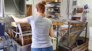 Автоматическая линия по откачке меда в Венгрии