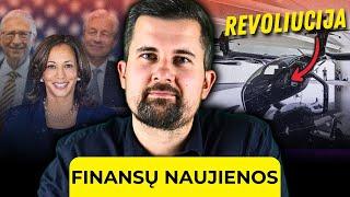 Finansų naujienos - Vinted 5 milijardų įvertinimas | Revoliucija - ORO TAKSI? | JAV rinkimai ir kita