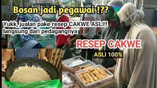 ASLI !! RESEP DARI PEDAGANG , Cakwe superr lezatt !!