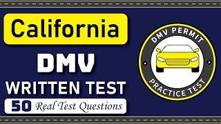 California DMV Written Test 2024 ( 50 REAL TEST Questions and Answers )