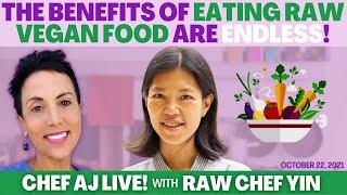 Delicious Raw Vegan Tom Yum Soup | Chef AJ LIVE! with Raw Chef Yin