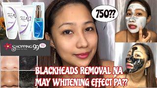 INSTANT WHITENING NG FACE AND ACNE REMOVAL | BLACKHEADS REMOVAL SHOPPING99 REVIEW |Gellybean’s Vlog