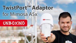 RF elements TwistPort Adaptor for Mimosa A5x, TPA A5X, Unboxing