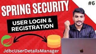 Spring Security Users & Authorities schema | JdbcUserDetailsManager tech walkthrough   | #6