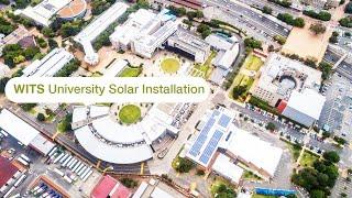 WITS University Solar Installation | The Hot Water System Project | Climate Change