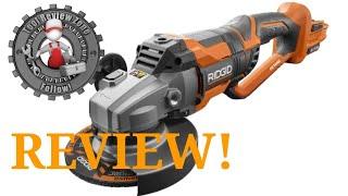 All New RIDGID 7" Brushless 18V OCTANE Grinder REVIEW! R88040B  #toolreviews #ridgidgrinder #OCTANE