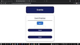 Tutorial Event Binding Activity 2 (User Interface)