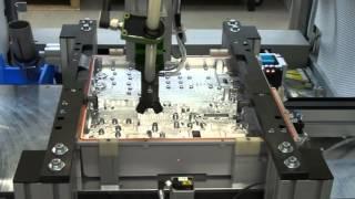 Multiple set screw assembly demo using a robotic screwdriving machine