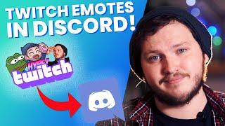 How To Add Twitch Emotes To A Discord Server - Twitch Guide 2022