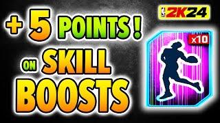 +5 Points on SKILL BOOST is CRAZY on NBA 2K24