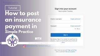 How to record an insurance payment in SimplePractice | Learn Billing Workflows | Behavioral Billing