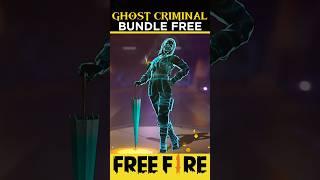 Ghost Criminal Bundle Free - #freefireindia #freefireshorts #shortsvideo #ffshorts