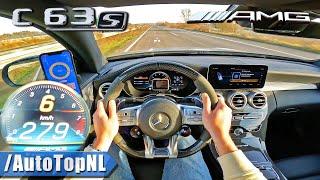 Mercedes-AMG C63 S Coupe on AUTOBAHN [NO SPEED LIMIT] by AutoTopNL