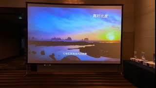 XY screen outdoor portable  fast fold projection screen