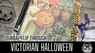 Victorian Halloween - Halloween Artisan Journal Flip Through (on Etsy)