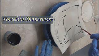 Online porcelain dinnerware classes - TeachinArt