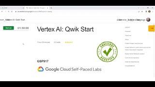 Vertex AI Qwik Start | 30 Day's of Google Cloud Challenges |