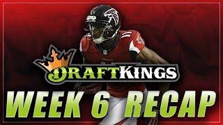 DRAFTKINGS LINEUP REVIEW & RESULTS: NFL Week 6