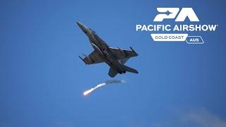 RAAF F/A-18F Super Hornet - Pacific Airshow Gold Coast 2024 - 300FPS