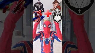 Spiderman and Venom + Freddy Cruger and Valak the Nun = Marvel Animation #spiderman #marvel